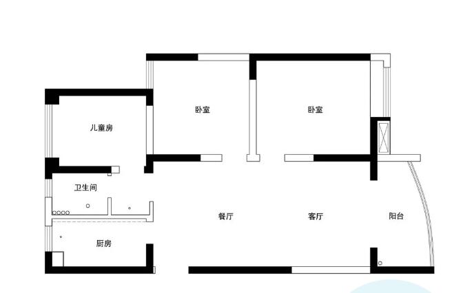 88平米保留三臥室，還要逼設計師實現衣帽間
